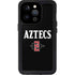 San Diego State University Aztecs Black iPhone 15 Pro Waterproof Case